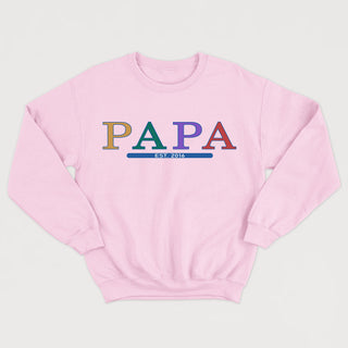 PAPA (date à personnaliser) crewneck unisexe - tamelo boutique