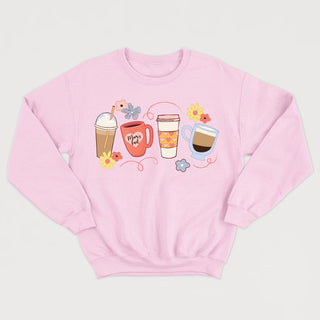 CAFÉS POUR MAMAN crewneck unisexe - tamelo boutique