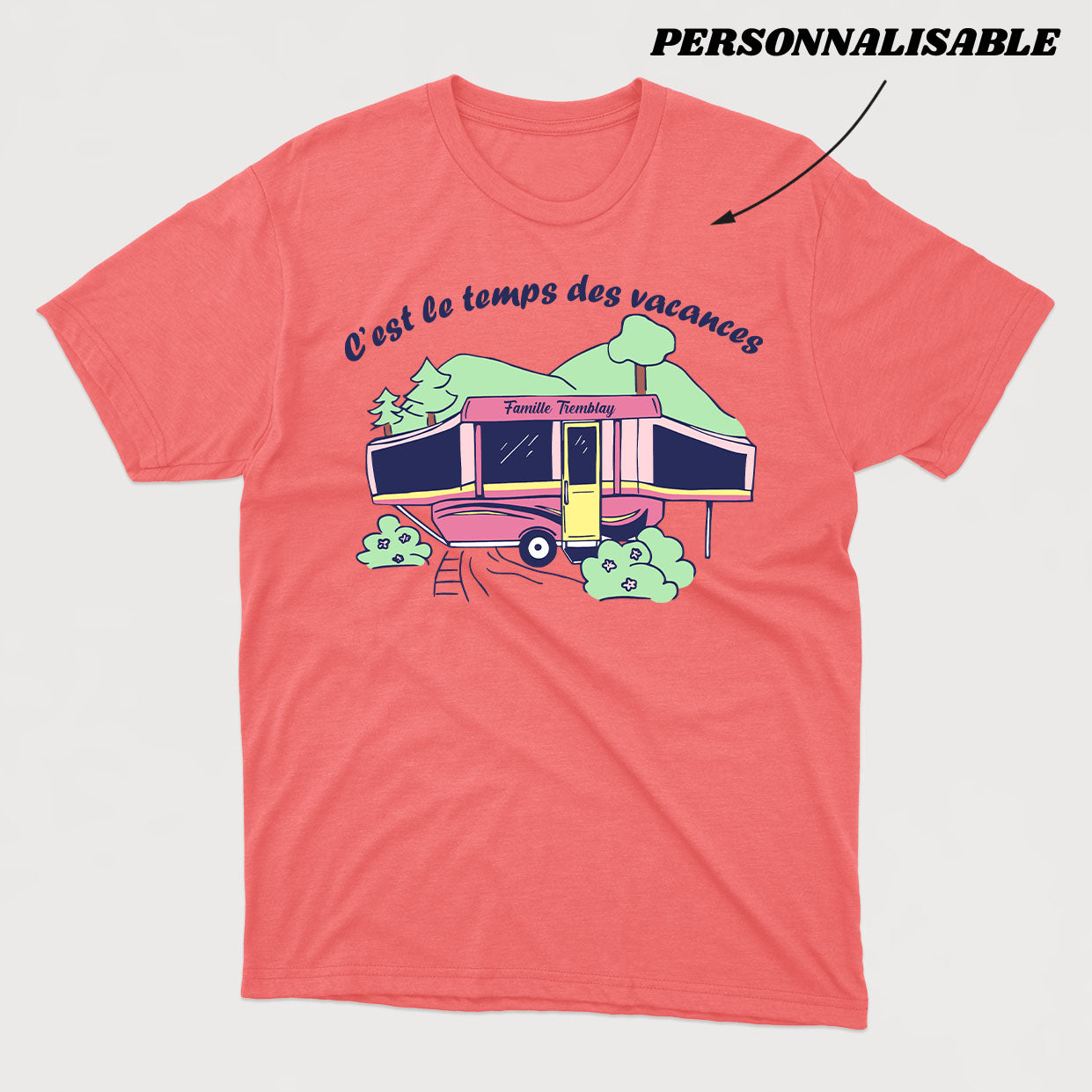 HOLIDAY T-Shirt (to be personalized) ADULT UNISEX - tamelo boutique