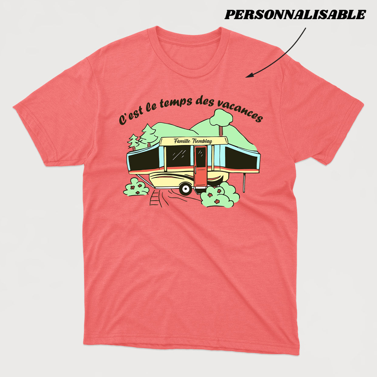 HOLIDAY T-Shirt (to be personalized) ADULT UNISEX - tamelo boutique