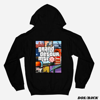 GRAND DÉTOUR MTL hoodie vintage unisexe