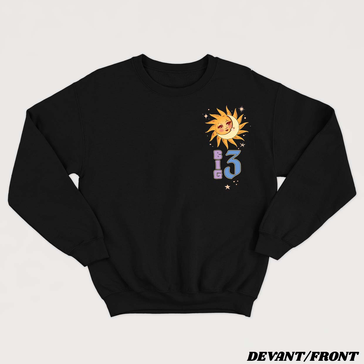 ZODIAC BIG 3 unisex crewneck - customizable tamelo boutique