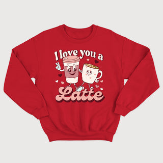 I LOVE YOU A LATTE crewneck unisexe - tamelo boutique