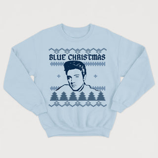 ELVIS BLUE CHRISTMAS crewneck vintage unisexe - tamelo boutique