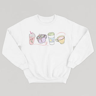 CAFÉS PRINTANIERS crewneck unisexe - tamelo boutique