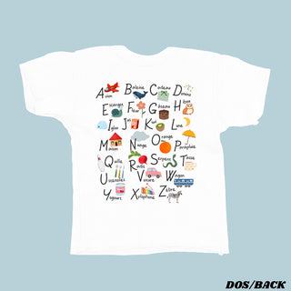 ABC - T-Shirt PERSONNALISABLE enfant et bambin