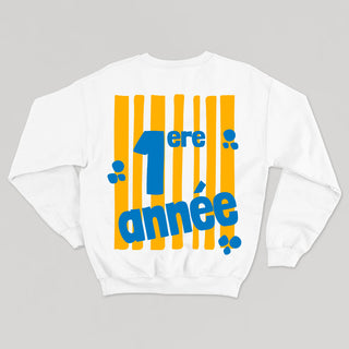 Les années scolaires (adulte) - Crewneck PERSONNALISABLE