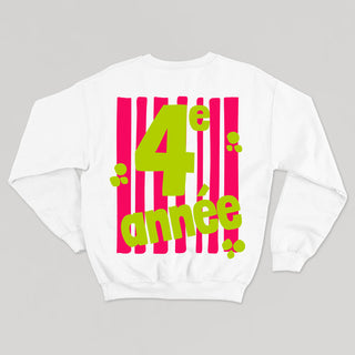Les années scolaires (adulte) - Crewneck PERSONNALISABLE