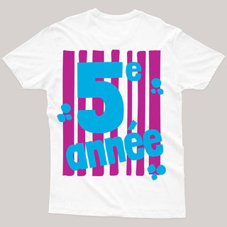 Les années scolaires (adulte) - T-SHIRT PERSONNALISABLE