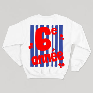 Les années scolaires (adulte) - Crewneck PERSONNALISABLE
