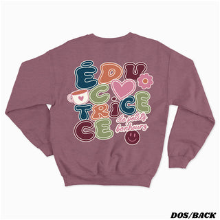 Éducatrice de petits bonheurs - crewneck unisexe