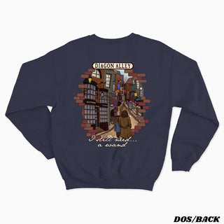 Diagon Alley - crewneck vintage unisexe