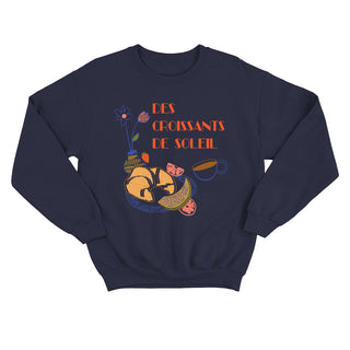 DES CROISSANTS DE SOLEIL crewneck vintage unisexe