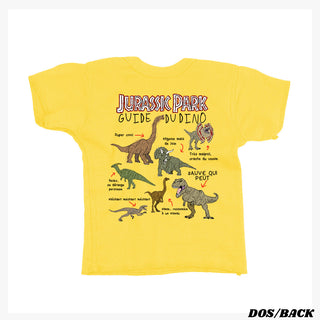 Le Guide du Dino - Jurassic Park T-shirt Unisexe ENFANT ET BAMBIN (Français)