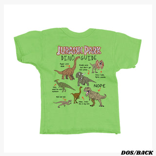 Le Guide du Dino - Jurassic Park T-shirt Unisexe ENFANT ET BAMBIN (Anglais)