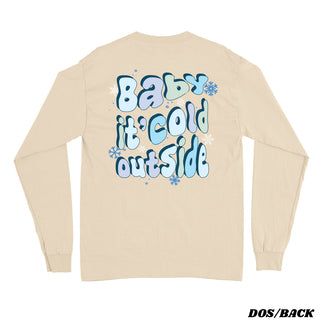 BABY IT'S COLD longsleeve vintage unisexe - tamelo boutique