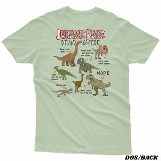 Le Guide du Dino - Jurassic Park - T-shirt unisexe (Anglais)