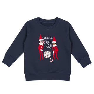 Coucou nous sommes arrivés- Crewneck enfant et bambin