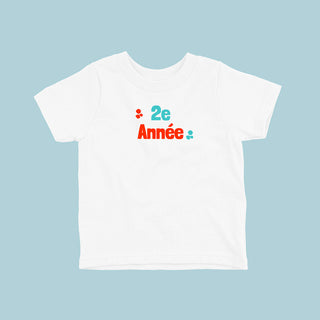 Les années scolaires (maternelle à la 6e années) - T-SHIRT PERSONNALISABLE