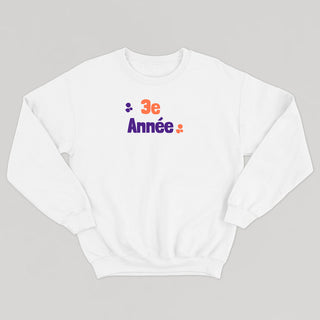 Les années scolaires (adulte) - Crewneck PERSONNALISABLE