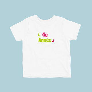 Les années scolaires (maternelle à la 6e années) - T-SHIRT PERSONNALISABLE