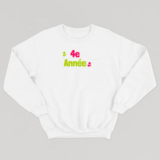 Les années scolaires (adulte) - Crewneck PERSONNALISABLE