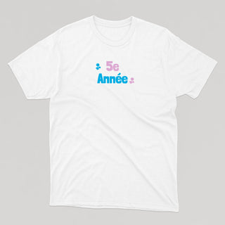 Les années scolaires (adulte) - T-SHIRT PERSONNALISABLE
