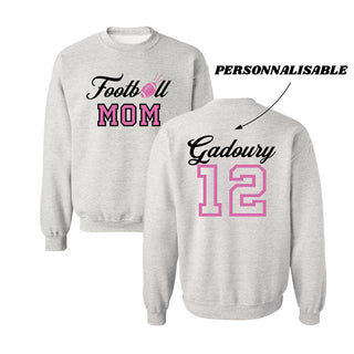 Crewneck FOOTBALL MOM (à personnaliser)