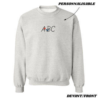ABC - Crewneck PERSONNALISABLE Crewneck Unisexe