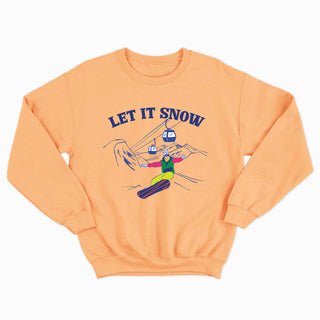 LET IT SNOW unisex vintage crewneck