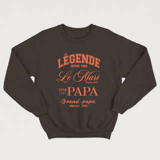 Legend Grand-Papa - Crewneck Unisexe Personnalisable