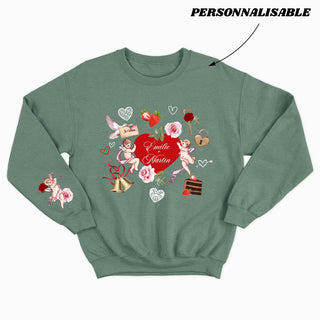Valentine Forever - crewneck vintage unisexe personnalisable