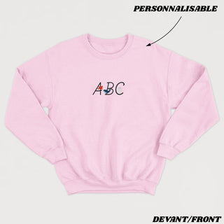 ABC - Crewneck PERSONNALISABLE Crewneck Unisexe