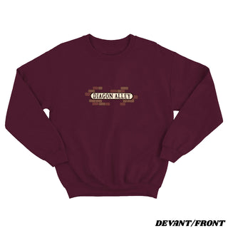 Diagon Alley - crewneck vintage unisexe
