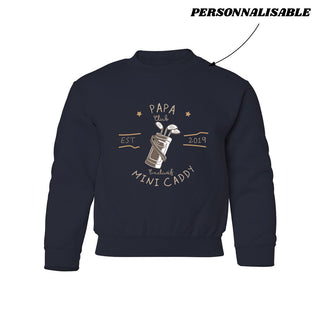 MINI CADDY (date personnalisable) crewneck enfant et bambin