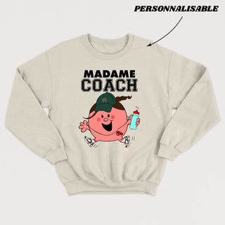 MADAME *SPORTIVE* crewneck unisexe personnalisable - tamelo boutique