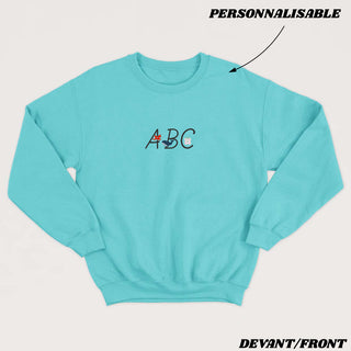 ABC - Crewneck PERSONNALISABLE Crewneck Unisexe