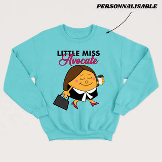 LITTLE MISS *PERSONNEL JURIDIQUE* crewneck unisexe personnalisable - tamelo boutique
