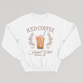ICED COFFEE SOCIAL CLUB crewneck unisexe - tamelo boutique