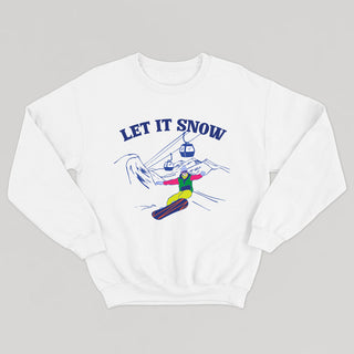 LET IT SNOW unisex vintage crewneck