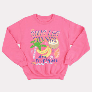 SOUS LES SUNLIGHTS DES TROPIQUES crewneck vintage unisexe - tamelo boutique