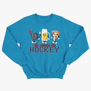 LA SOIRÉE DU HOCKEY crewneck unisexe - tamelo boutique