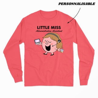 LITTLE MISS ADMINISTRATION longsleeve unisexe personnalisable - tamelo boutique