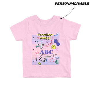 MON PETIT CAHIER (NIVEAU SCOLAIRE PERSONNALISABLE) - T-Shirt enfant et bambin