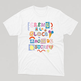 CRÈME À LA GLACE LIMONADE SUCRÉE t-shirt unisexe ADULTE - tamelo boutique