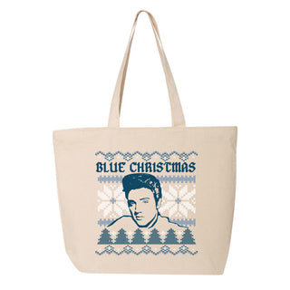 Elvis Blue Christmas - Tote Bag Jumbo