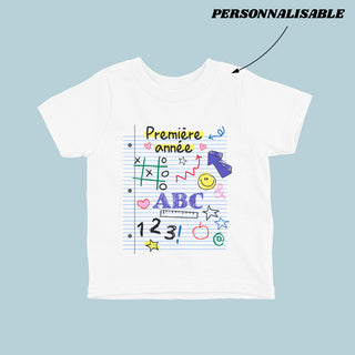MON PETIT CAHIER (NIVEAU SCOLAIRE PERSONNALISABLE) - T-Shirt enfant et bambin