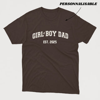 Girl&Boy dad - PERSONNALISABLE T-shirt Unisexe