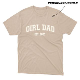 Girl dad - PERSONNALISABLE T-shirt Unisexe