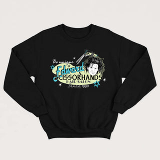 Edward Scissorhands Hair Salon crewneck unisexe - tamelo boutique
